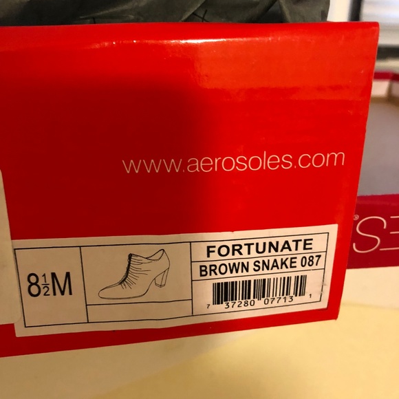 AEROSOLES WOMEN'S FORTUNATE BOOTIES - Picture 6 of 6